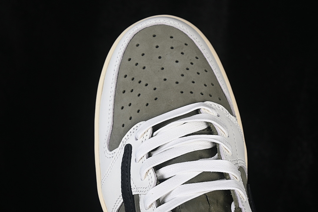 Jordan [DM7866-200]-[TRAVIS SCOTT AIR JORDAN 1 LOW OG WHITE/GREEN]-[WOMAN:36-39]-[MAN:40-48.5] - Image 10