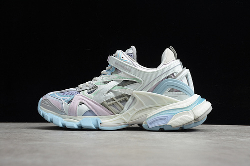 Balenciaga TRACK 2.0 OPEN SNEAKER GREY/WHITE/BLUE · ECBL001240A, photo 1