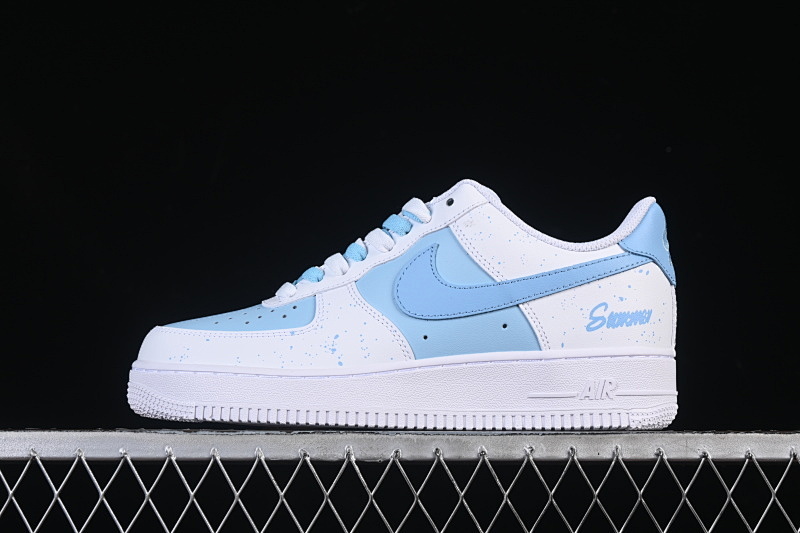 Nike Nike AIR FORCE 1 07 LOW CASUAL SNEAKERS SKY BLUE/WHITE · ZH0316-117, photo 1