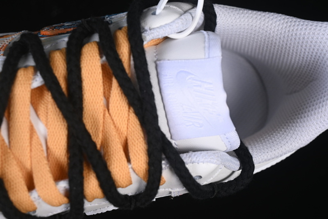 Nike [10241122]-[AIR FORCE 1 07 LOW SCORPIO CASUAL SNEAKERS ORANGE/WHITE]-[WOMAN:36-39]-[MAN:40-45] - Image 8