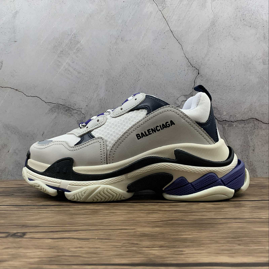 Unbranded [BA*LEN*CIAGA TRIPLE S DADSHOES GREY/BLACK/WHITE]-[WOMAN:35-39]-[MAN:40-46], photo 1