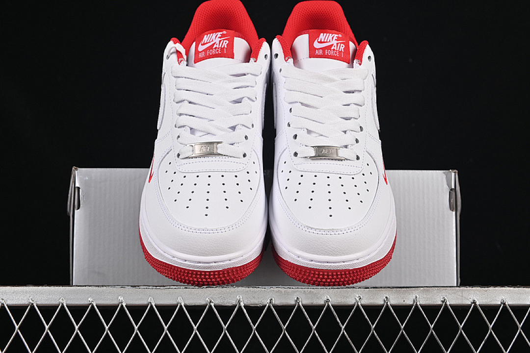 Nike [ZH0316-103]-[AIR FORCE 1 07 LOW WHITE/RED]-[WOMAN:36-39]-[MAN:40-45] - Image 13
