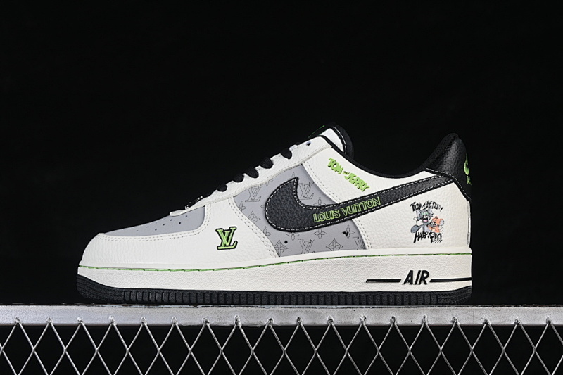Nike Nike AIR FORCE 1 07 LOW CASUAL SNEAKERS WHITE/GREY/BLACK · XY9025-012, photo 1