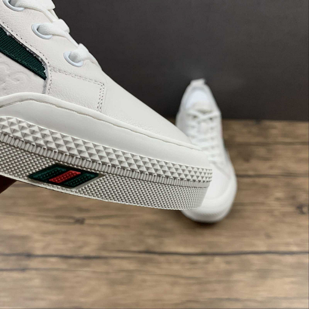 Gucci [GU*CCI CASUAL SNEAKERS WHITE/BLACK/RED]-[MAN:38-44] - Image 9