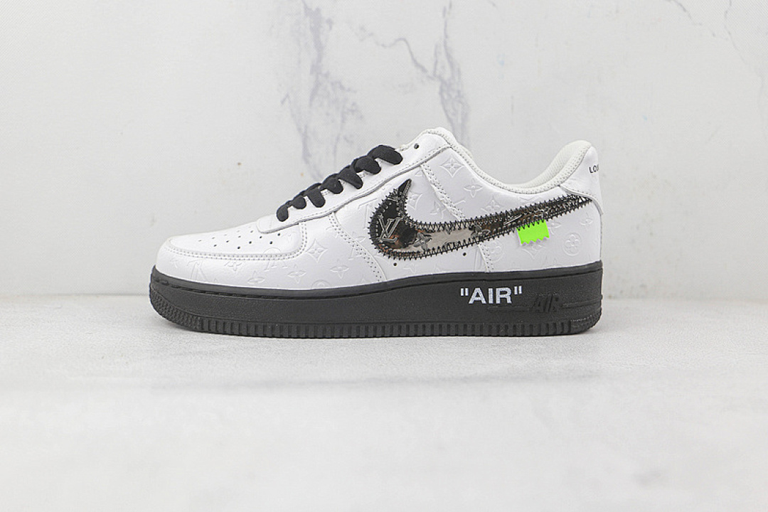 Nike Nike [L*V X AIR FORCE 1 LOW 07 WHITE/BLACK/SILVER]-[WOMAN:35.5-39]-[MAN:40-46], photo 1