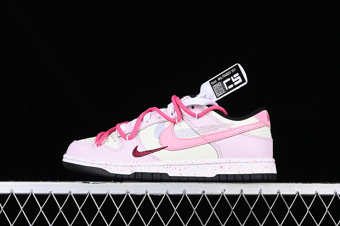 Unbranded [FD4623-151]-[DUNK LOW MULTI COLOR WHITE/PINK]-[WOMAN:36-40], photo 1