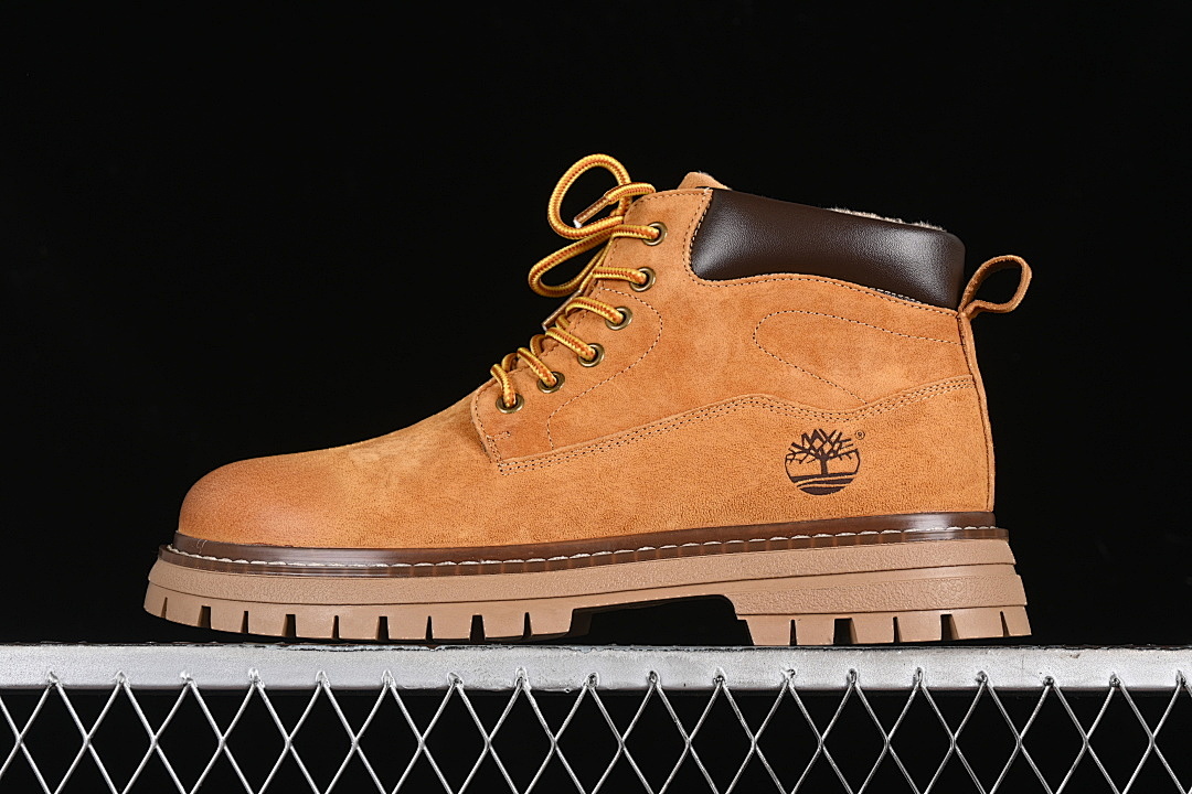 Timberland [TB10069-1]-[FLEECE MID TOP CASUAL BOOTS SERIES KHAKI/BROWN/BLACK]-[WOMAN:38-39]-[MAN:40-44], photo 1
