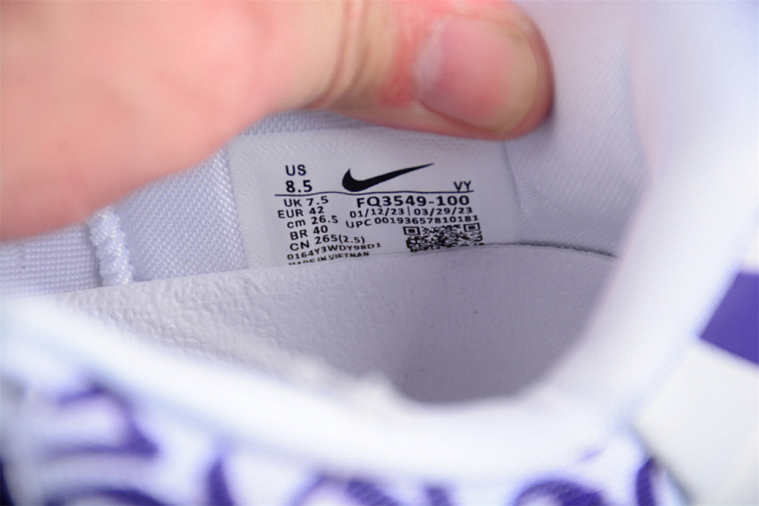 Nike [FQ3549-100]-[KOBE 8 PROTRO WHITE/PURPLE]-[MAN:40-46] - Image 5