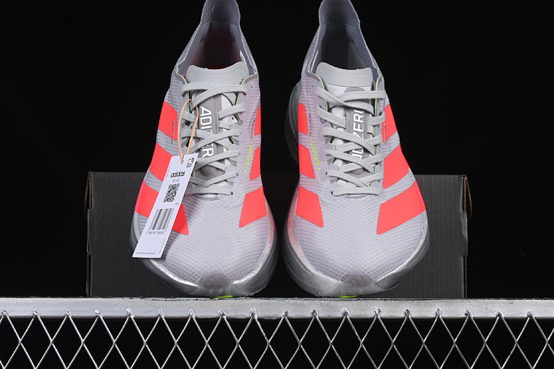Adidas [JR6372]-[ADIZERO ADIOS PRO 4 SILVER METALLIC/LUCID RED/GREY]-[WOMAN:36-39]-[MAN:40-45] - Image 14
