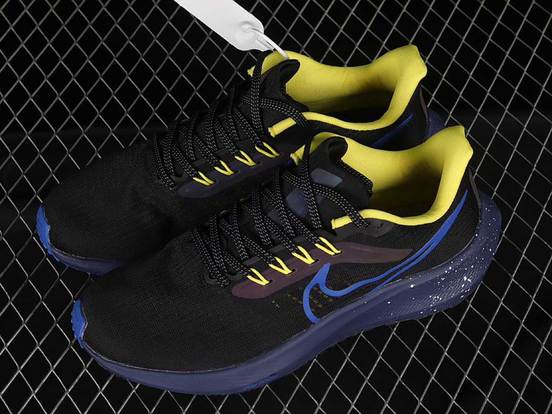 Nike [DZ4846-001]-[AIR ZOOM PEGASUS 39 BLACK/BLUE/YELLOW]-[MAN:39-45] - Image 11