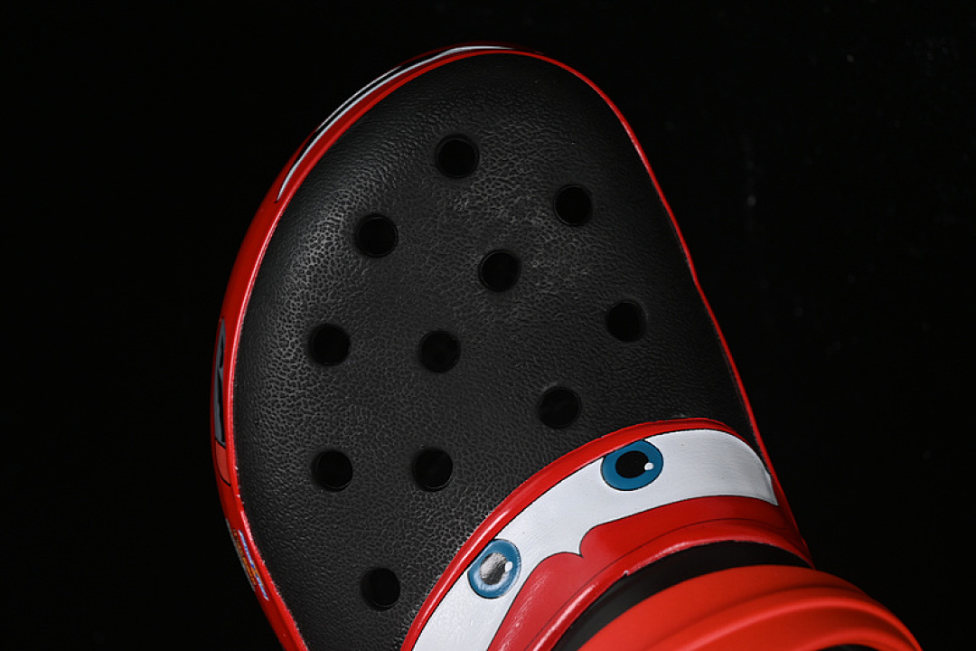 Crocs [CROCS CLASSIC SUMMER DUAL-PURPOSE BEACH CAVE SHOES SANDALS AND SLIPPERS BLACK/RED]-[36-46] - Image 6