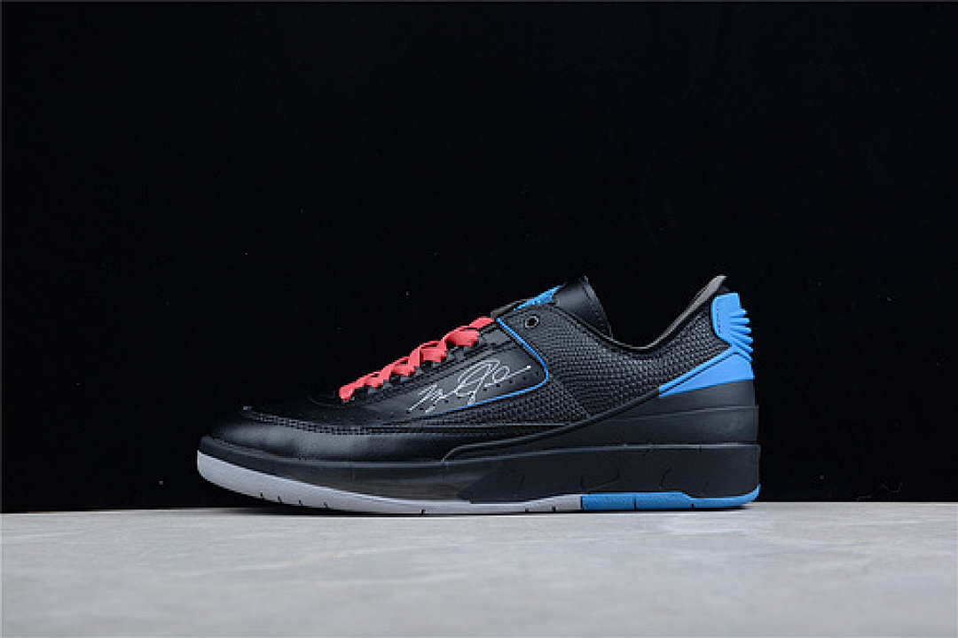 Off-White OW X AIR Jordan 2 RETRO LOW SP BLACK/VARSITY ROYAL · DJ4375-004, photo 1