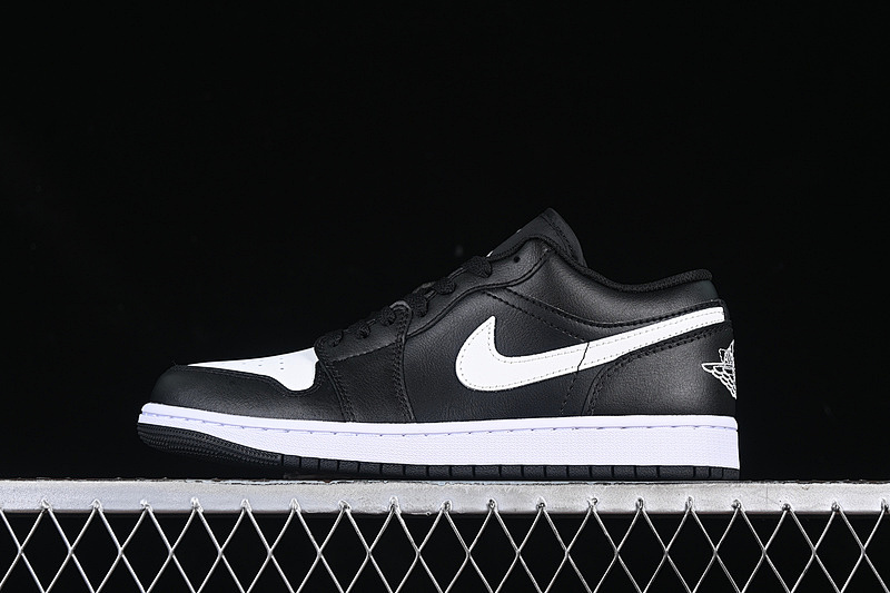 Jordan AIR Jordan 1 LOW BLACK/SUMMIT WHITE · 553558-043, photo 1