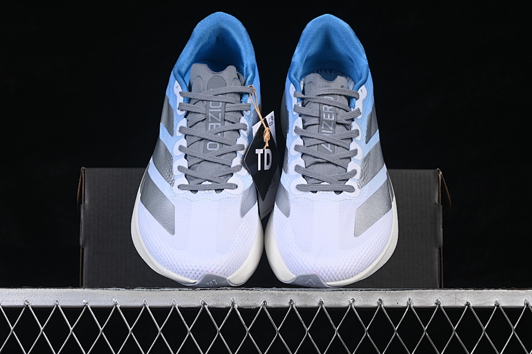 Adidas [JR2027]-[ADIZERO EVO SL BLUE/WHITE/SILVER]-[WOMAN:36-39]-[MAN:40-46] - Image 13