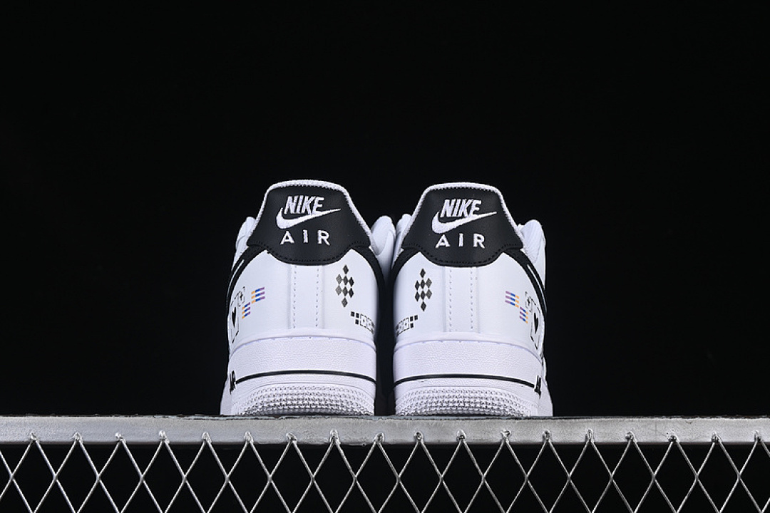 Nike [ZH0316-068]-[AIR FORCE 1 07 LOW WHITE/BLACK/GREY]-[WOMAN:36-39]-[MAN:40-45] - Image 14
