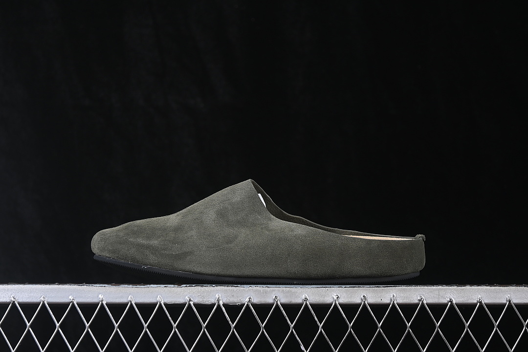 [THE ROW HUDSON ROUND TOED CASUAL SLIPPERS DARK GREEN/GREEN]-[WOMAN:35-39]-[MAN:40-45], photo 1