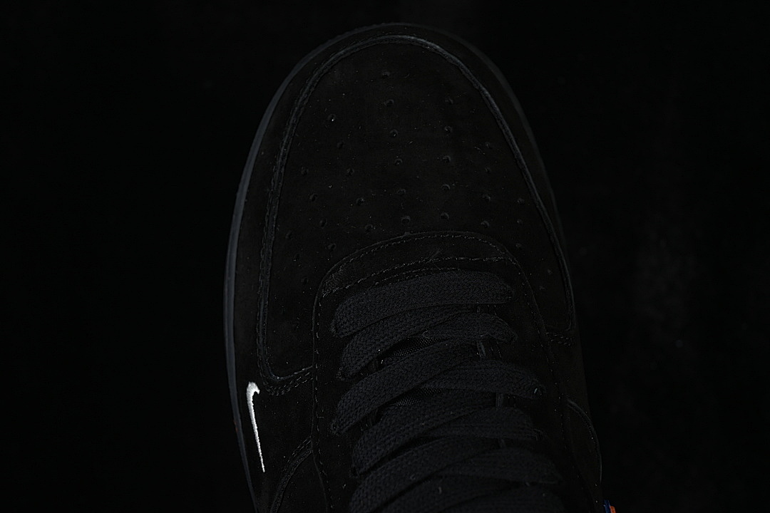 Nike [FV3694-109]-[AIR FORCE 1 07 LOW CASUAL SNEAKERS BLACK/ORANGE/BLACK]-[WOMAN:36-39]-[MAN:40-45] - Image 10