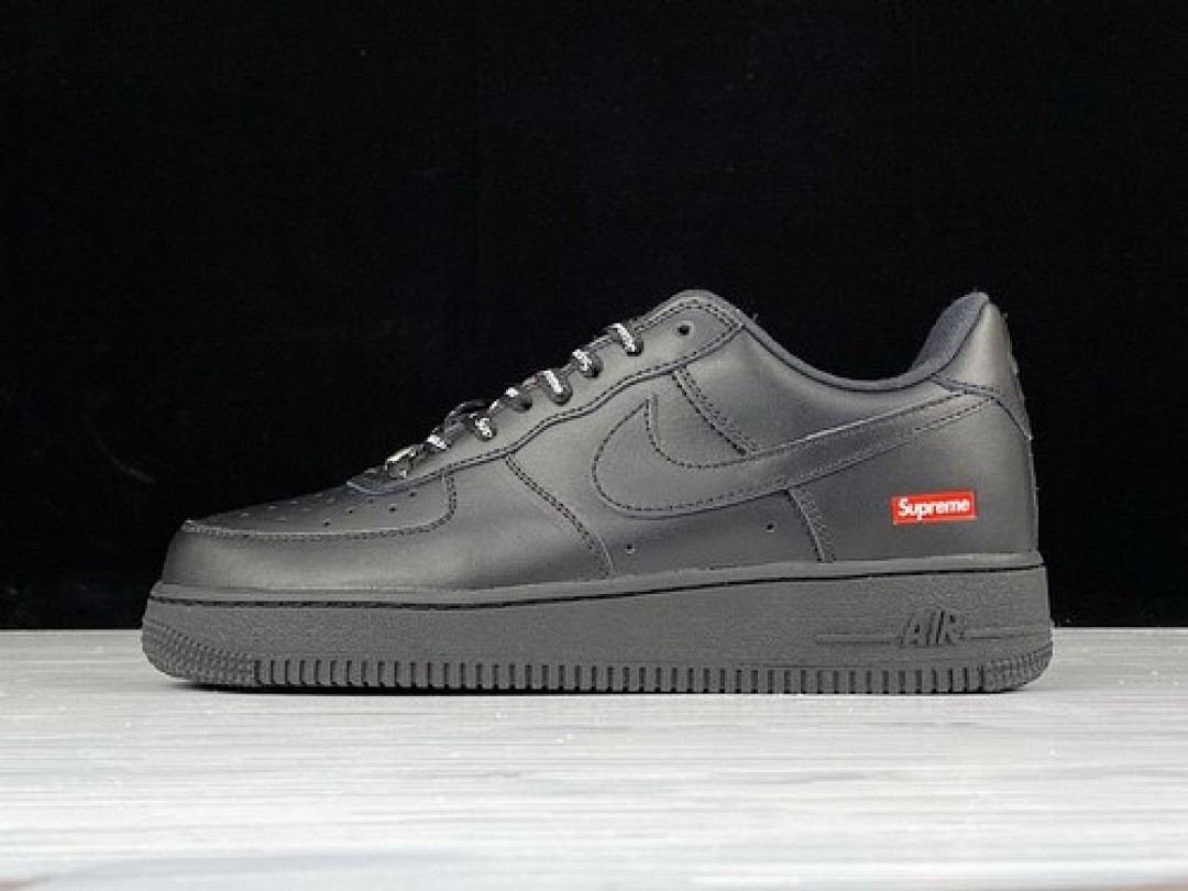 Nike [CU9225-001]-[OWF AIR FORCE 1 LOW X SUPREME MINI BOX LOGO BLACK/BLACK]-[UNISEX:36-47.5], photo 1
