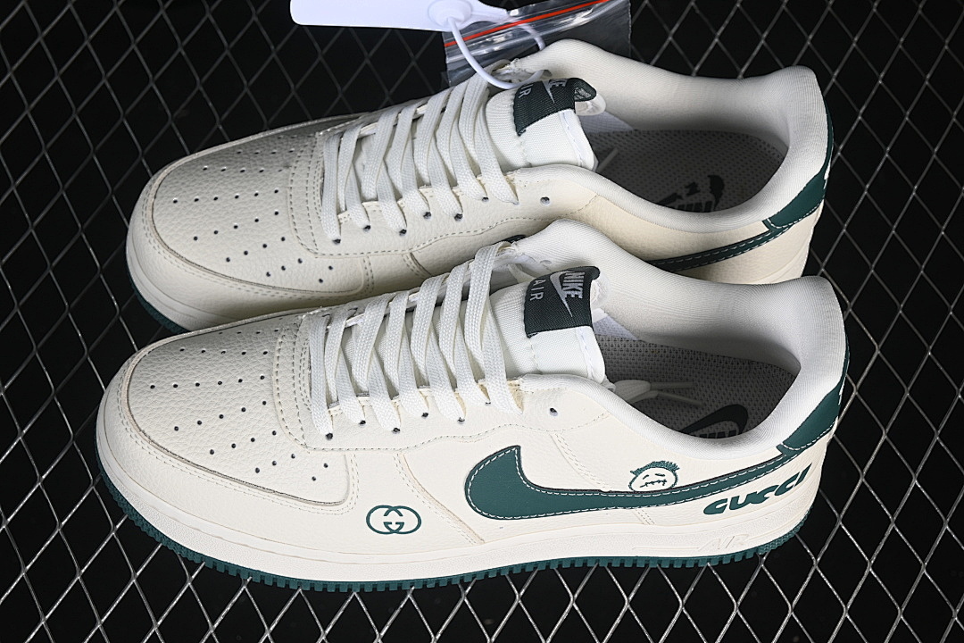 Nike [LD1999-017]-[AIR FORCE 1 07 LOW WHITE/GREEN/WHITE]-[WOMAN:36-39]-[MAN:40-45] - Image 11