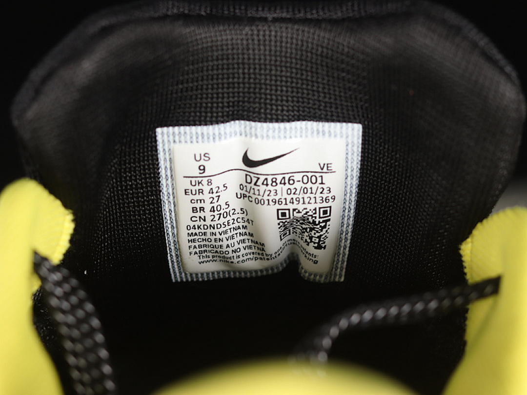 Nike [DZ4846-001]-[AIR ZOOM PEGASUS 39 BLACK/BLUE/YELLOW]-[MAN:39-45] - Image 5