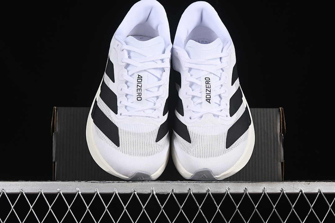 Adidas [JH6206]-[ADIZERO EVO SL CLOUD WHITE/CORE BLACK/CLOUD WHITE]-[WOMAN:36-39]-[MAN:40-45] - Image 13