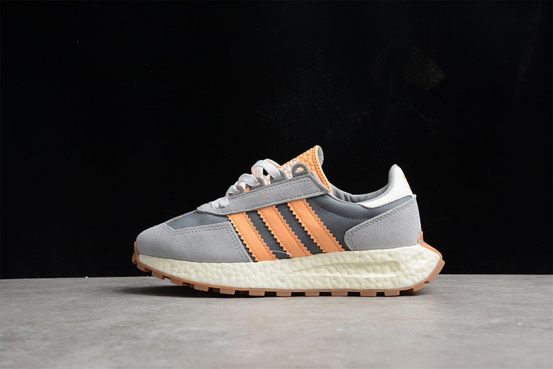 Unbranded [H03077]-[RETROPY E5 SHOES GREY THREE/ACID ORANGE/GREY TWO]-[WOMAN:35-39]-[MAN:40-45], photo 1