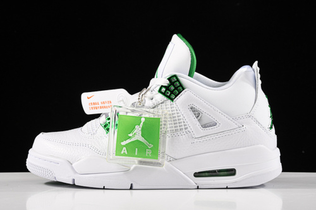 Jordan [CT8527-113]-AIR JORDAN 4 RETRO WHITE/METALLIC SILVER-PINE GREEN]-[MAN:40-46], photo 1