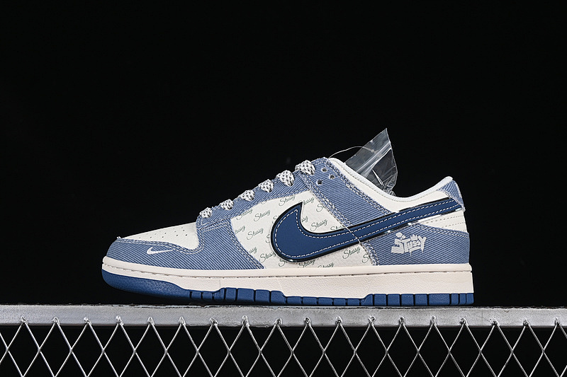 Nike SB DUNK LOW WHITE/BLUE/GREY · JJ2508-562, photo 1