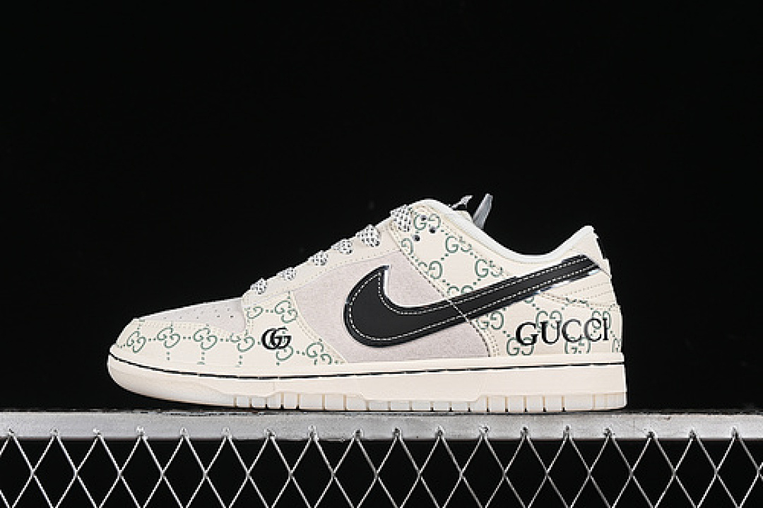 Unbranded [XY1688-104]-[SB DUNK LOW GU*CCI WHITE/GREY/BLACK]-[WOMAN:36-39]-[MAN:40-45], photo 1
