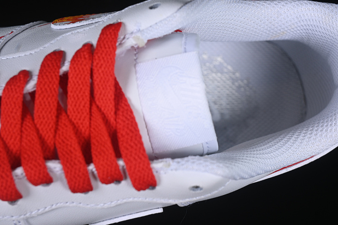 Nike [CW2288-111]-[AIR FORCE 1 07 LOW WHITE/RED]-[WOMAN:36-39]-[MAN:40-45] - Image 9