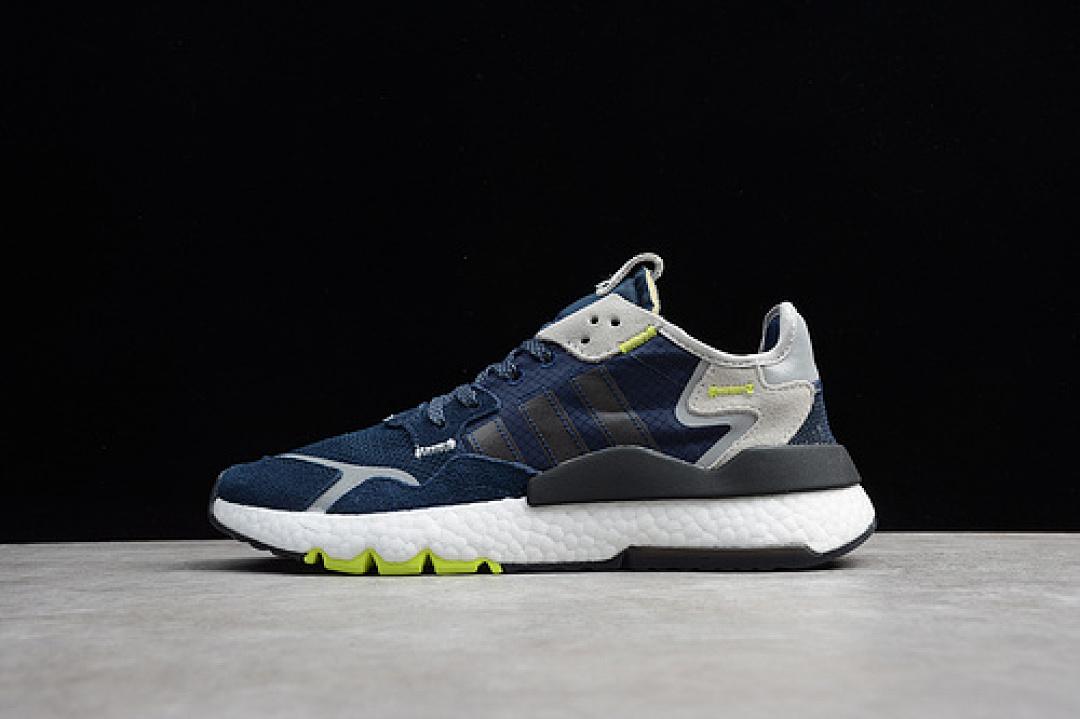 Unbranded [64-62-71]-[EF2128]-[NITE JOGGER COLLEGIATE NAVY/HI-RES GREEN]-[WOMAN:36-39]-[MAN:40-44], photo 1