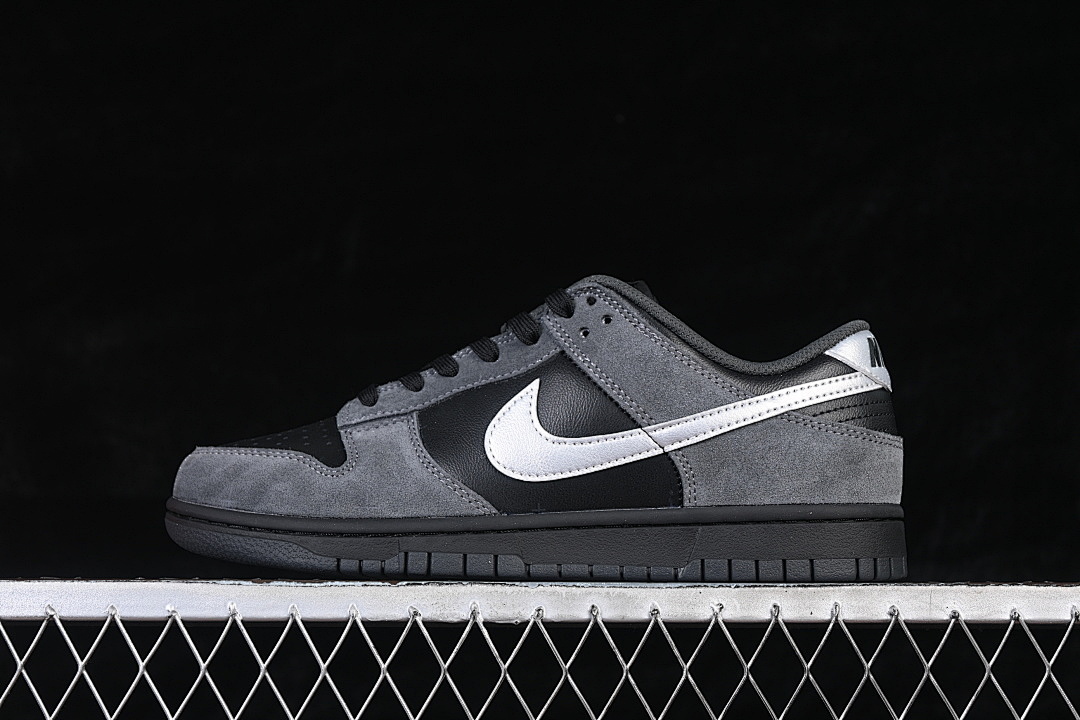 Unbranded [II7636-001]-[DUNK LOW CASUAL SNEAKERS DARK GRAY/BLACK/WHITE]-[MAN:40-46], photo 1