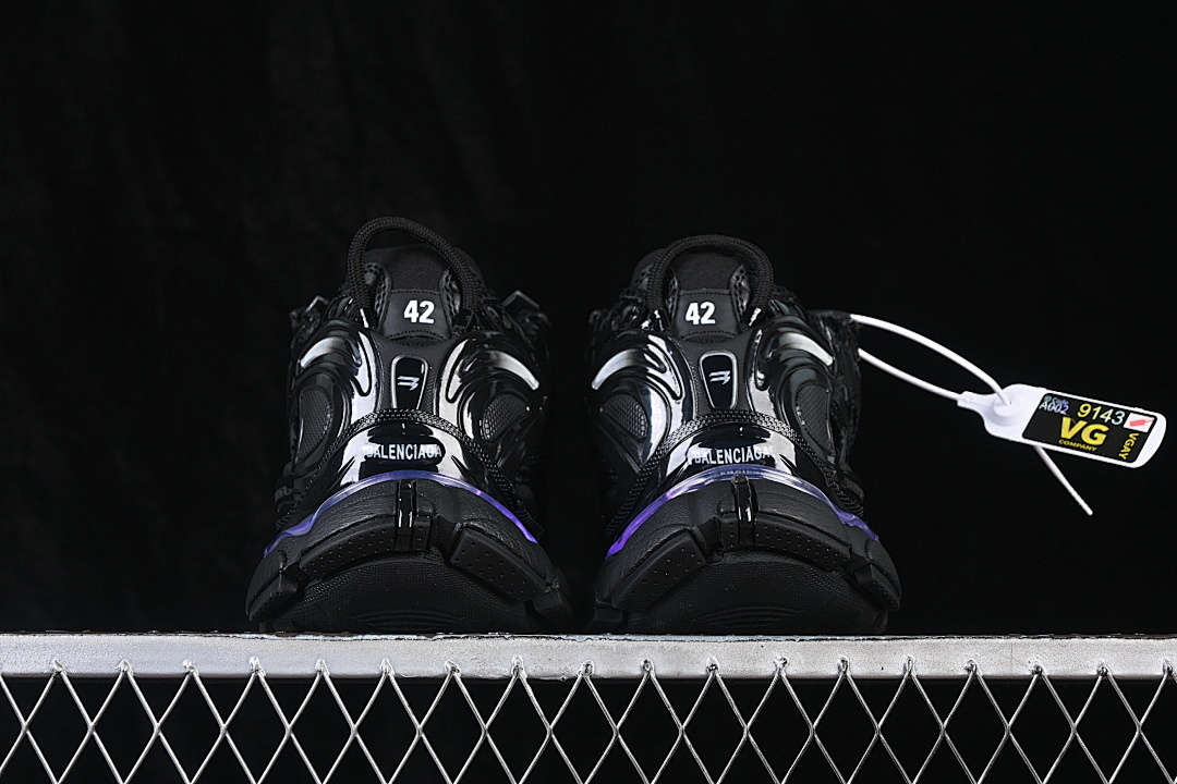 Balenciaga [WRNLD1000]-[RETRO CASUAL SHOES BLACK/BLACK/BLACK]-[WOMAN:35-39]-[MAN:40-46] - Image 16