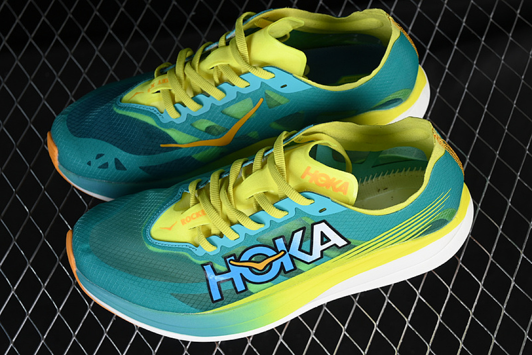 Hoka [1127927 CEPR]-[HOKA ONE ROCKET X 2 WHITE/GREEN/YELLOW]-[WOMAN:36-39]-[MAN:40-44] - Image 11