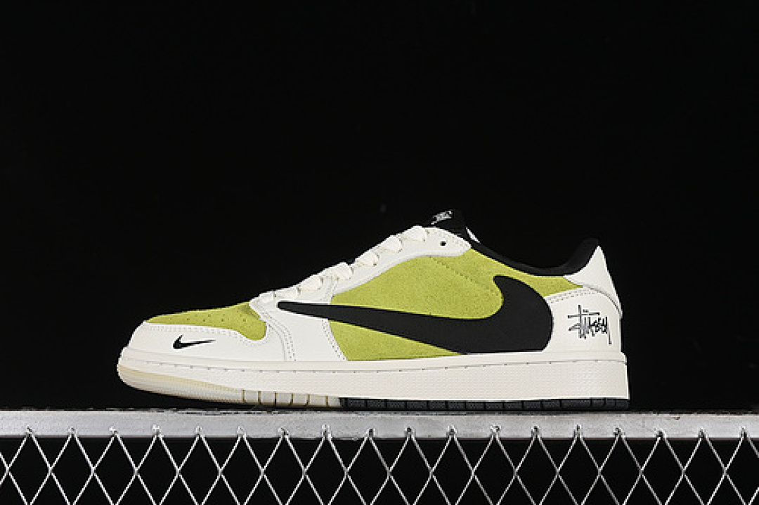 Jordan [JH6089-002]-[TRAVIS SCOTT X FRAGMENT DESIGN AIR JORDAN 1 LOW OG SP WHITE/GREEN/BLACK][36-45], photo 1