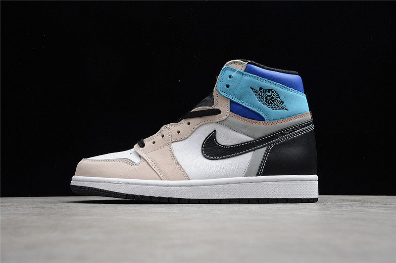 Jordan AIR Jordan 1 HIGH OG PRO WHITE/MULTI-COLOR-TOTAL ORANGE · DC6515-100, photo 1