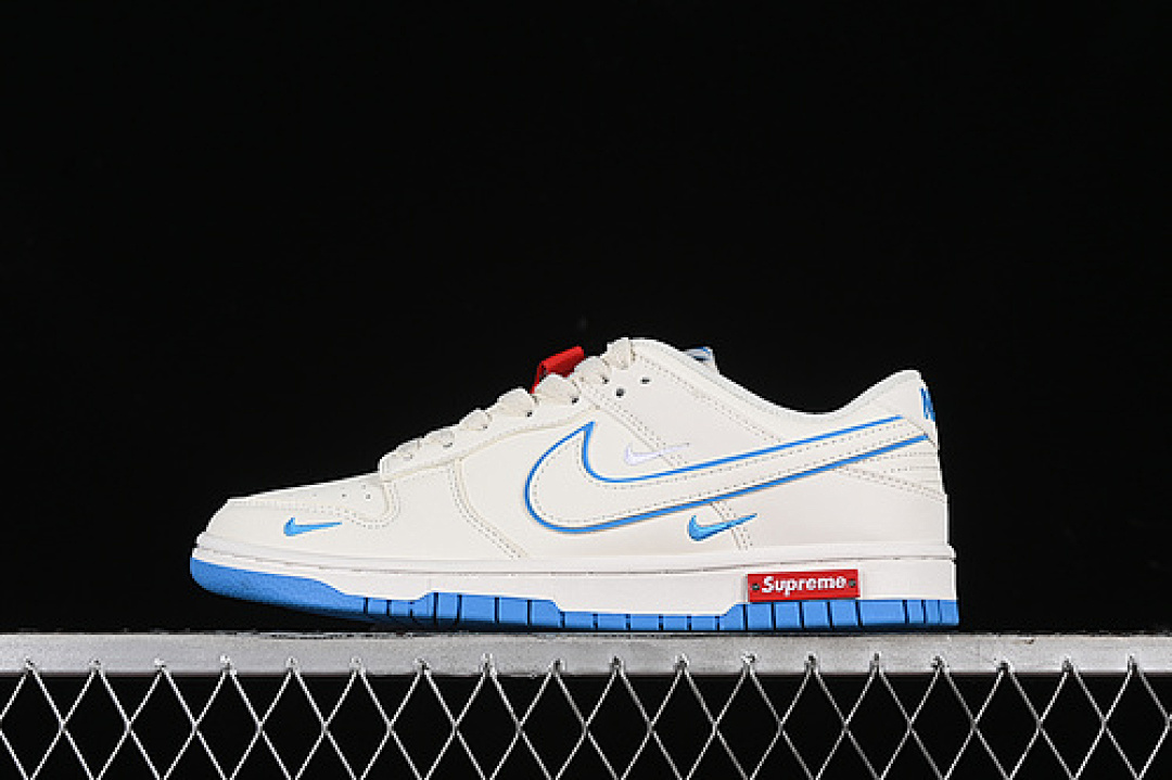 Supreme [DJ2024-012]-[SB DUNK LOW SUPREME OFF WHITE/BLUE]-[WOMAN:36-39]-[MAN:40-45], photo 1