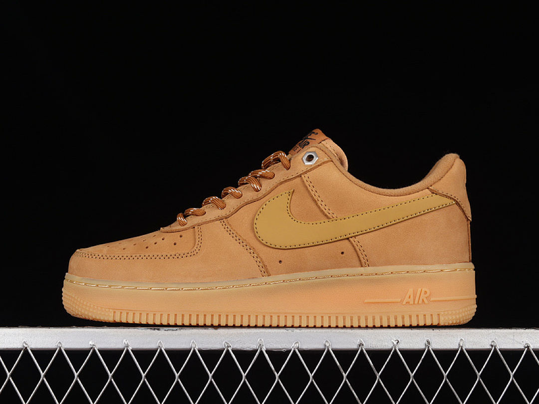 Nike Nike AIR FORCE 1 LOW 2019 FLAX/GUM LIGHT BROWN/BLACK/WHEAT · CJ9179-200, photo 1
