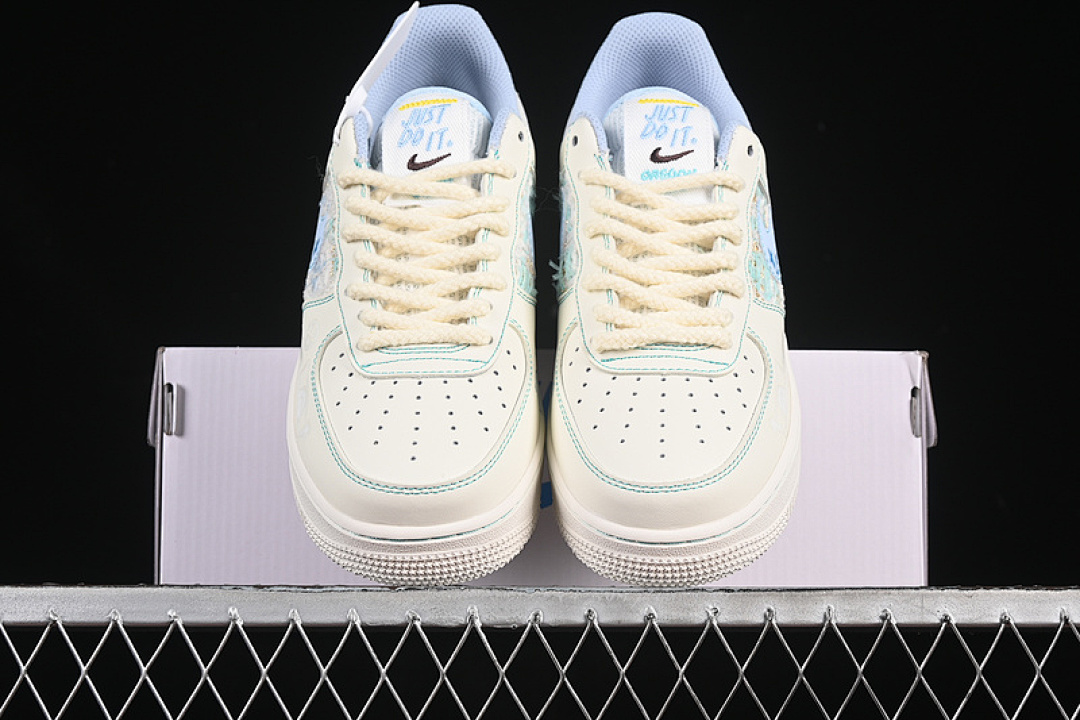 Nike [FJ7740-510]-[AIR FORCE 1 07 LOW LOVE WORDS WHITE/GREY/BLUE]-[WOMAN:36-39]-[MAN:40-45] - Image 13