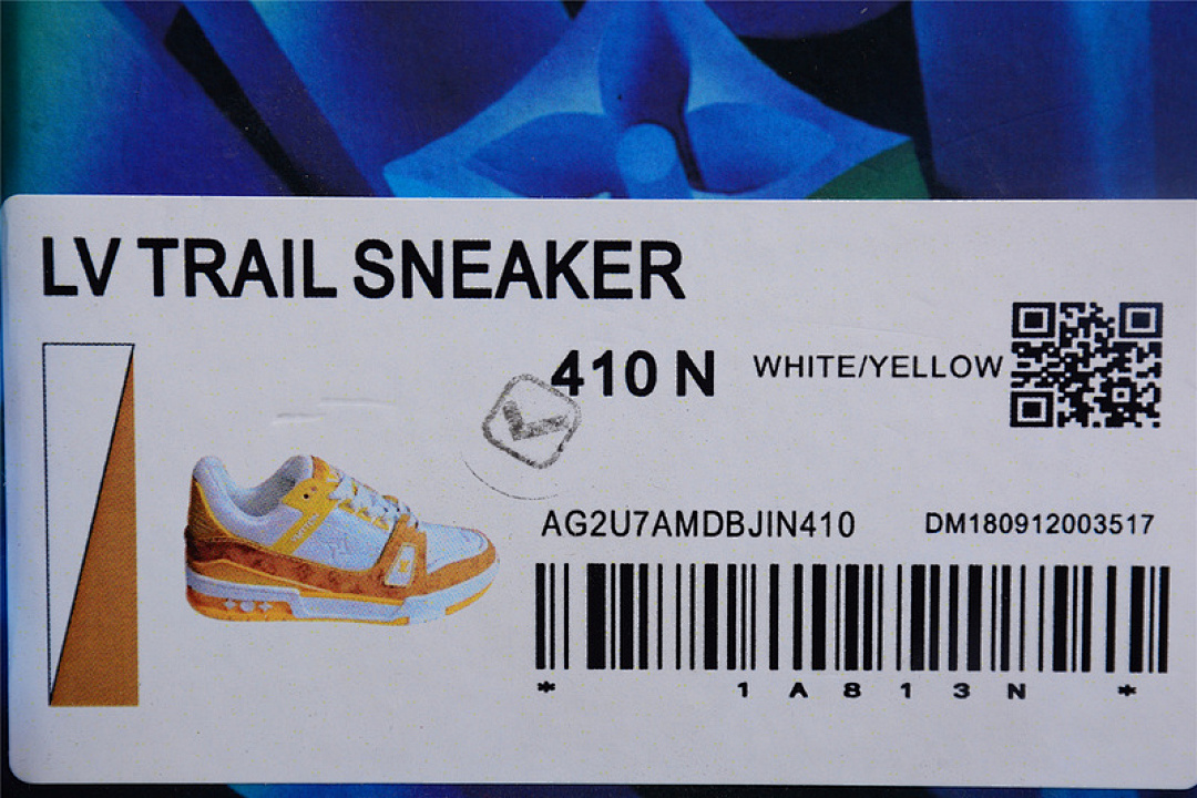 Louis Vuitton [L*V TRAINER SNEAKERS WHITE/YELLOW/ORANGE]-[MAN:38-45] - Image 2