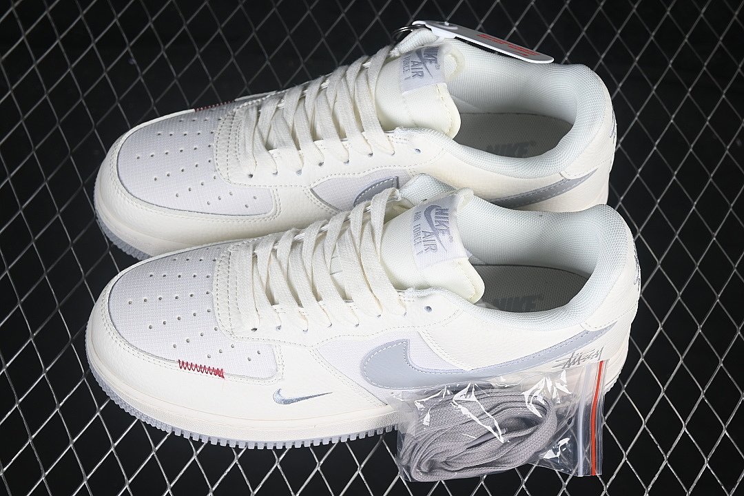 Nike [DN9688-146]-[AIR FORCE 1 07 LOW CASUAL SNEAKERS LIGHT GRAY/GREY]-[WOMAN:36-39]-[MAN:40-45] - Image 10