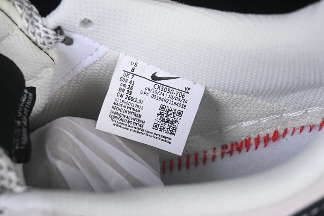 Nike [CX5050-Y06]-[AIR FORCE 1 07 LOW LV WHITE/GREY/BLACK]-[WOMAN:36-39]-[MAN:40-45] - Image 6