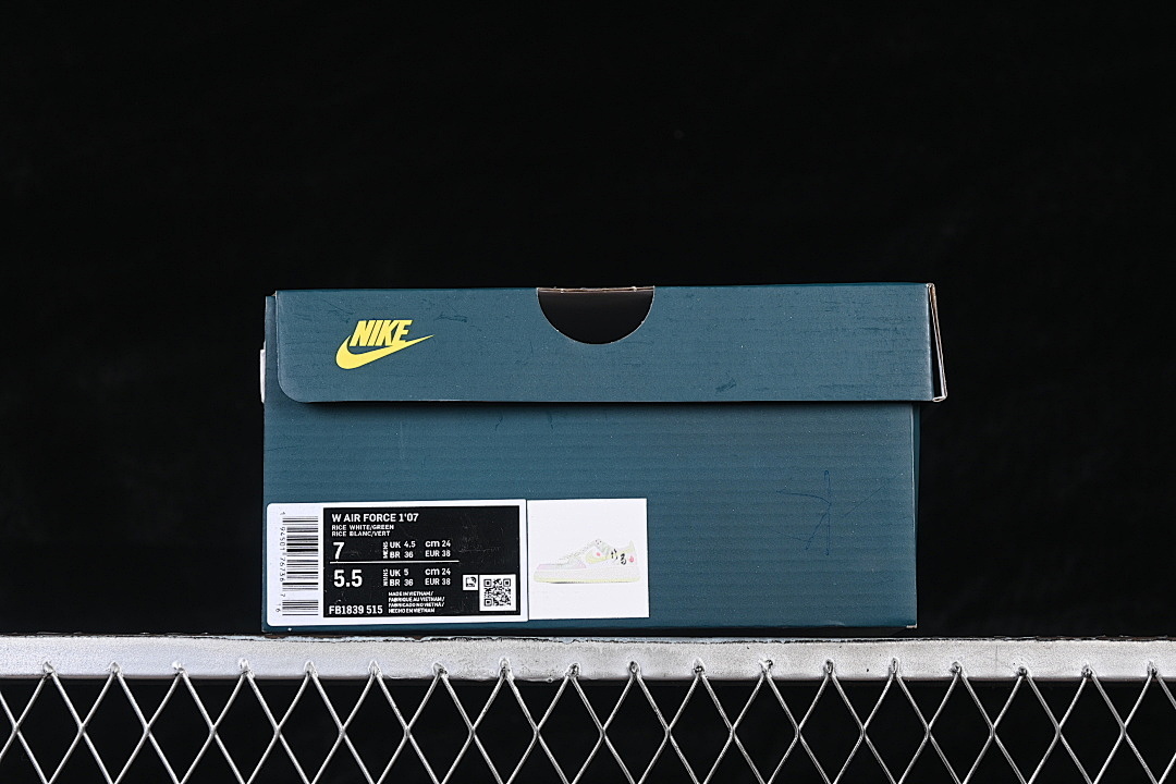 Nike [FB1839-515]-[AIR FORCE 1 07 LOW WHITE/GREEN/PINK]-[WOMAN:36-39]-[MAN:40-45] - Image 12