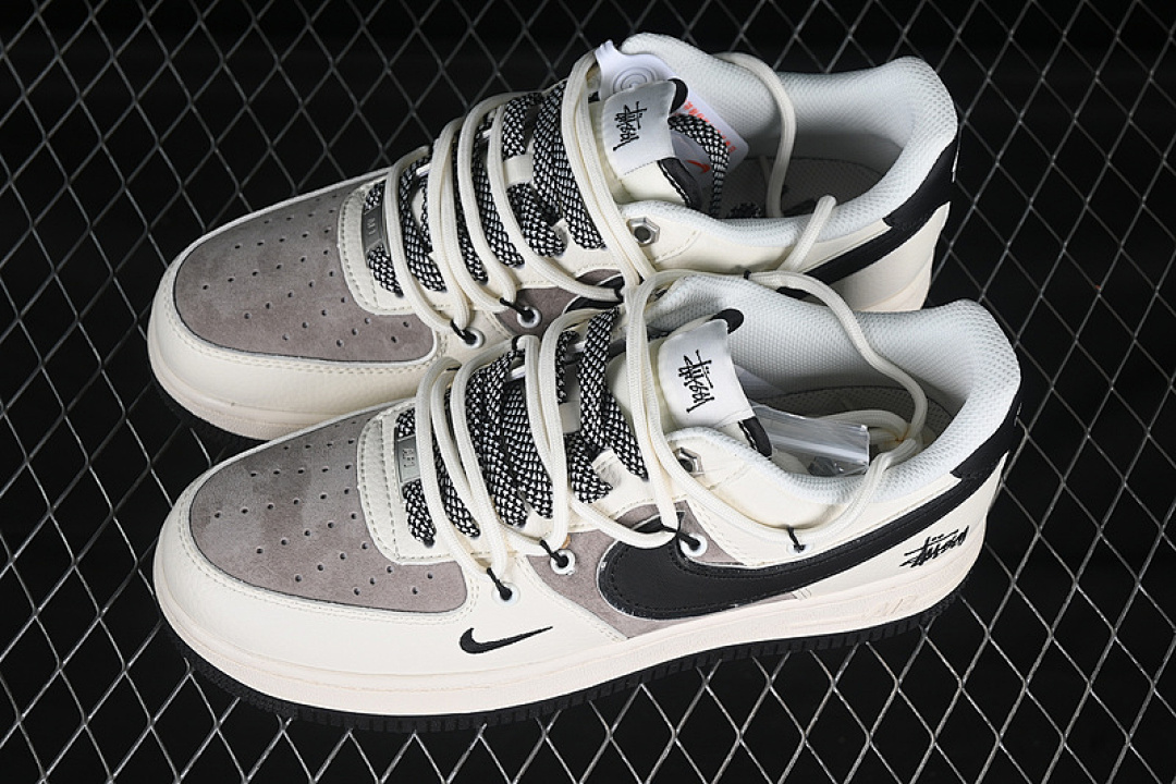Nike [SJ1198-109]-[AIR FORCE 1 07 LOW WHITE/GREY/BLACK]-[WOMAN:36-39]-[MAN:40-45] - Image 11