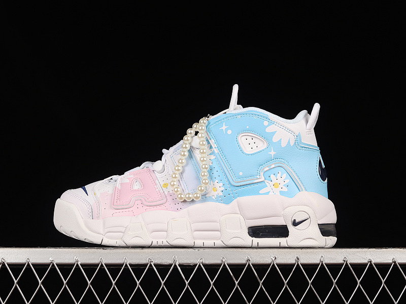 Nike Nike AIR MORE UPTEMPO 96 WHITE/PINK/SKY BLUE · DH9719-100, photo 1
