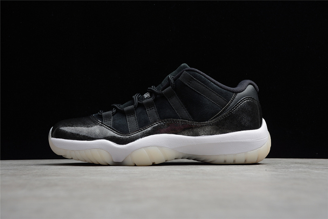 Jordan [528895-010]-[AIR JORDAN 11 RETRO LOW BARONS BLACK/METALLIC SILVER-WHITE]-[MAN:40-47], photo 1