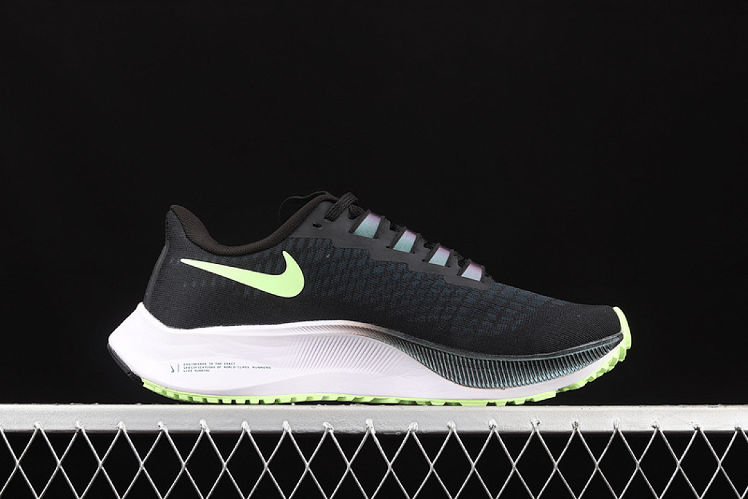Nike [BQ9646-001]-[AIR ZOOM PEGASUS 37 BLACK/VALERIAN BLUE/SPRUCE AURA/GHOST GREEN]-[UNISEX:36-45] - Image 16