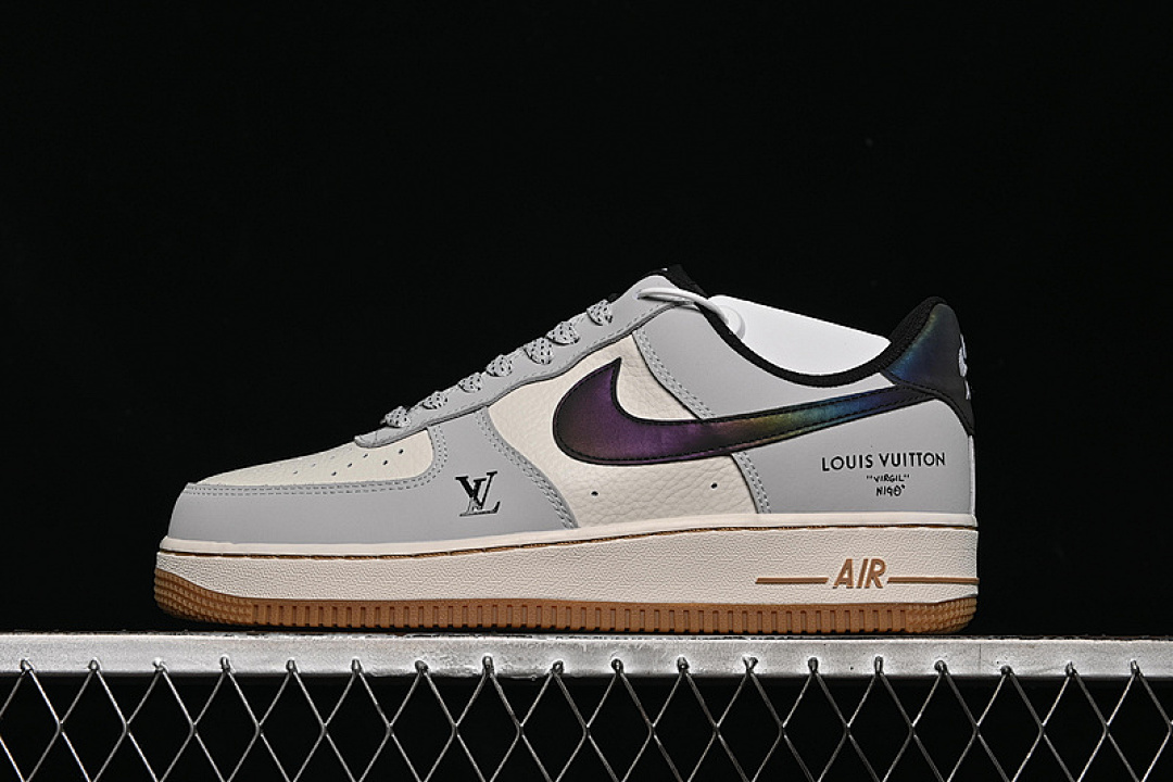 Nike Nike AIR FORCE 1 07 LOW LV WHITE/GREY/PURPLE · LW9279-020, photo 1