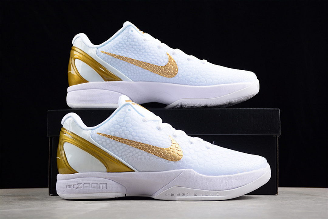 Nike [CW2190-101]-[ZOOM KOBE WHITE/GOLD]-[MAN:40-46] - Image 3