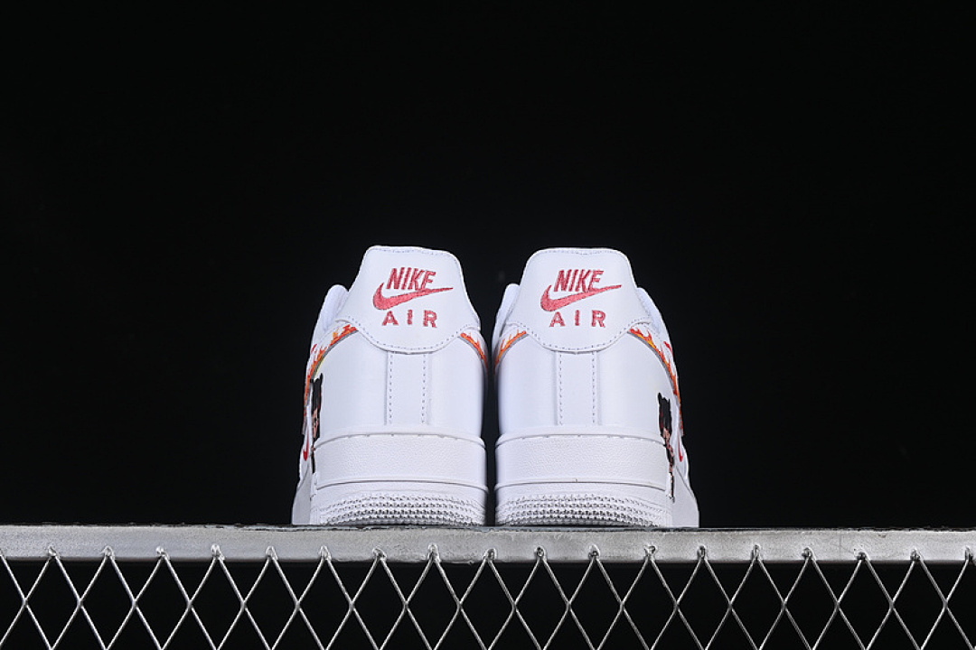 Nike [CW2288-111]-[AIR FORCE 1 07 LOW WHITE/RED]-[WOMAN:36-39]-[MAN:40-45] - Image 14